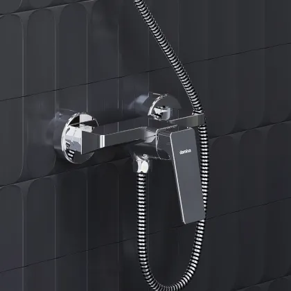 Змішувач для душу, хром Damixa 402000000 Merkur — Photo 2
