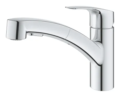 Змішувач для кухні з висувним виливом Grohe Eurosmart New (30305001) — Photo 3