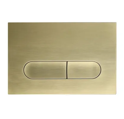 Панель змиву Koer KT-0608-12 240x160x10mm пластик,  закруглена (матове золото) — Photo 3