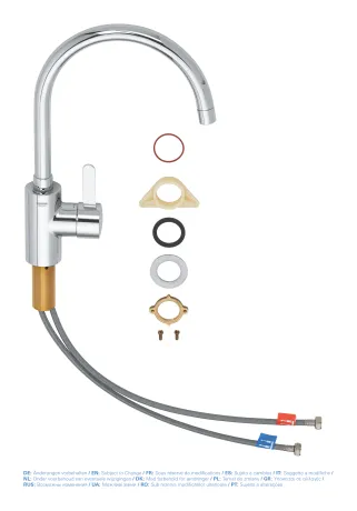 Змішувач для кухні Grohe Eurosmart Cosmopolitan (32843002) — Photo 1