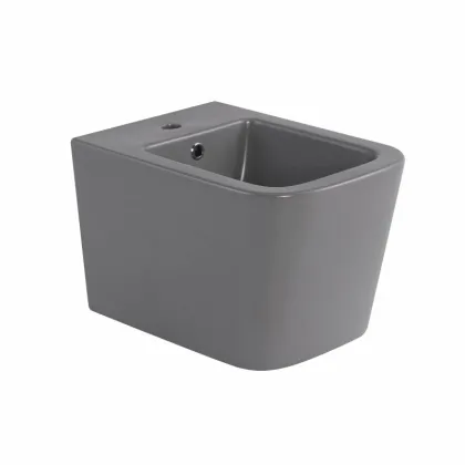 Біде підвісне Qtap Tern 520x350x330 мм, Stone grey QT17551303GSG