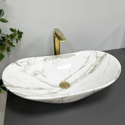 Умивальник (раковина) VBI TURIN LAVA GLOSSY накладний — Photo 3