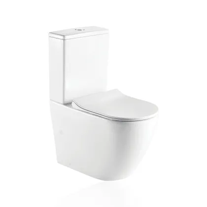 ROUND комплект : унітаз підлоговий з сидінням Soft-close + бачок — Photo 1