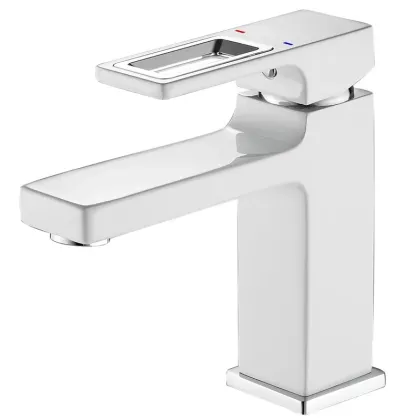 Змішувач для умивальника Mixxus Premium DANTE 001 NUT White-Chrome (MI6792)