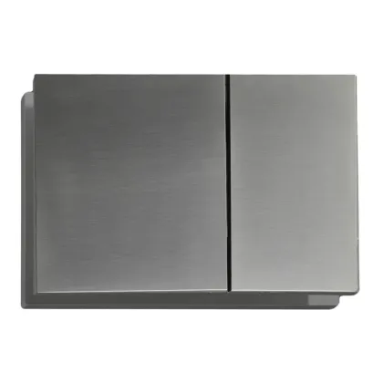 Панель змиву Koer KT-0610-07 240x160x32mm пластикова, квадратна (графіт)