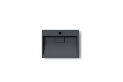 Умивальник (раковина) VBI ESTE 50 BLACK 1/O накладний — Photo 2
