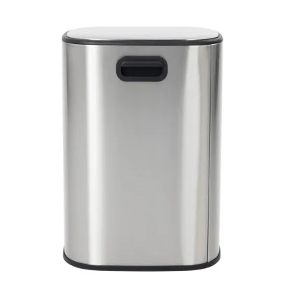 Відро для сміття з плавним закриттям овальне Mixxus Premium Diverse-TC0112 SS Color 12л колір наржавійка (MI7079) — Photo 11