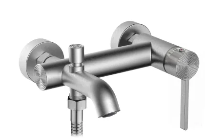 Змішувач для ванни REA FOSTER NICKEL BRUSHED з виливом — Photo 3
