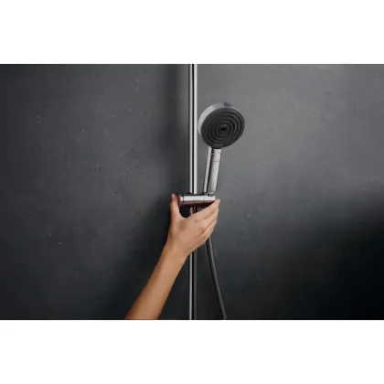 PULSIFY S PURO Showerpipe душова система 260 з термостатом, колір хром — Photo 3