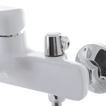 Змішувач для ванни з коротким виливом Mixxus Oregon 009 Euro Білий (MI5794) — Photo 2