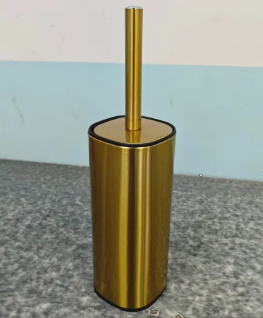 Йоржик для унітазу підлоговий Mixxus Premium Quadro-TB0201 Brushed Gold (колір матове золото) (MI8395) — Photo 28
