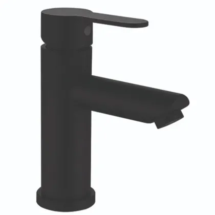Змішувач для умивальника ZERIX DAX-001-A BLACK з нерж. сталі SUS304 (ZX4811)
