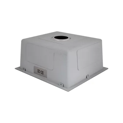 Мийка для кухні інтегрована під стільницю Lidz Handmade H4843 Brushed Steel 3,0/1,0 мм LDH4843BRU49441 — Photo 4