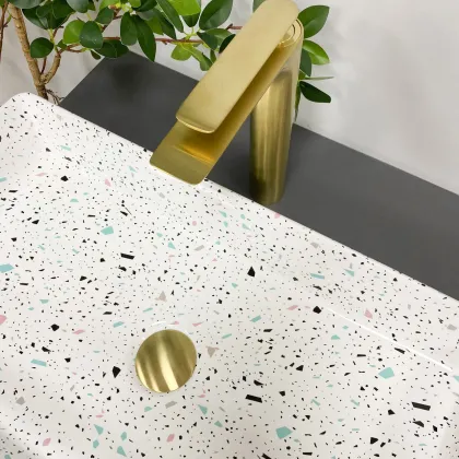 Умивальник (раковина) VBI TRIEST MOSAIC GLOSSY накладний — Photo 4