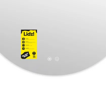 Дзеркало Lidz Astra R600 з LED-підсвічуванням Touch, з антизапотіванням, з димером, рег. яскравості LDASR60049289 — Photo 4