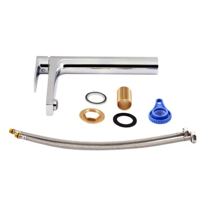 Змішувач для раковини Qtap Stenava високий QTST9045102FC Chrome — Photo 5