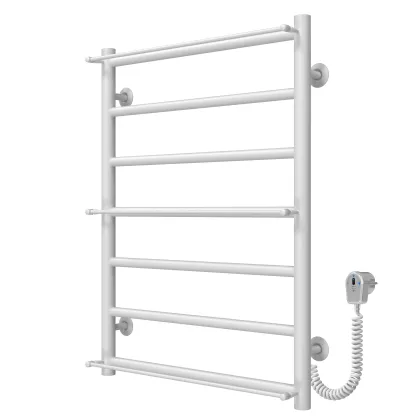Рушникосушарка електрична Ladder П7 500х700 Deffi нержавіюча сталь (Білий, EF16, Праве підключення) — Photo 1