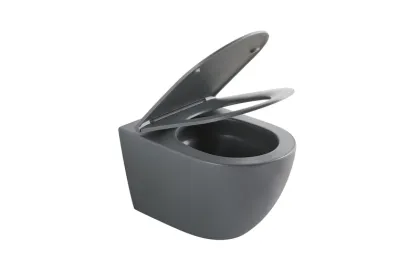 Унітаз підвісний Mixxus Premium ELLIPSE-0308-T3 GRAY 490x360x360mm система змиву TORNADO 3.0 (MP6654) — Photo 5