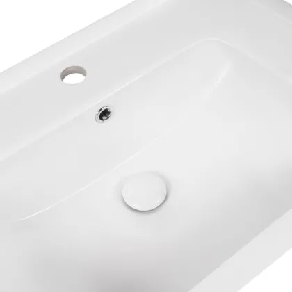 Раковина Qtap Albatross E49 600х490х200 White з донним клапаном QT01119060E49W — Photo 4