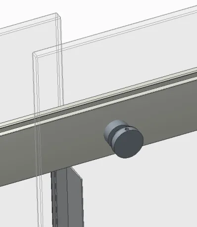 Двері в нішу Koer SR SD01-120x200-TR-12 прозоре скло Easy Clean 8мм, матове золото (KR5377) — Photo 19