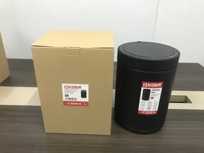 Відро для сміття сенсорне кругле KOER TC-020609-05 9 л (колір чорний) (KR5939) — Photo 6