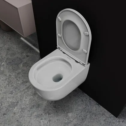 ROUND PRO унітаз підвісний з сидінням Soft-close (змив Tornado 3.0) — Photo 5