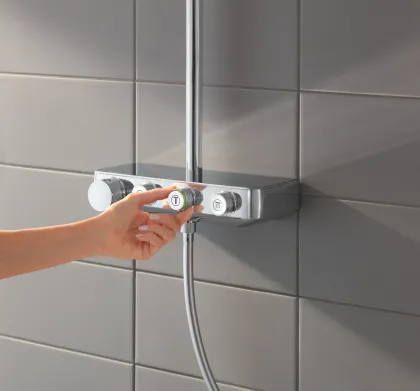 Душова система з термостатом для душа Grohe Euphoria SmartControl System (26507000) — Photo 3