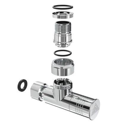 Кран кутовий Laris 1/2" - 1/2" Звичайний 2шт. (LX-4702) — Photo 3