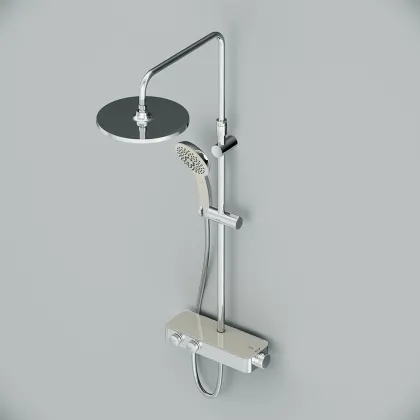 Душова система ShowerSpot з термостатом AM.PM F0750A400 Inspire 2.0 — Photo 4