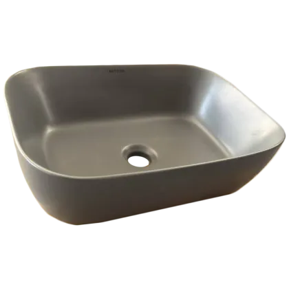 Раковина накладна Mixxus Premium DIVERSE-0116 GRAY 455x330x135mm (MP6651) — Photo 5