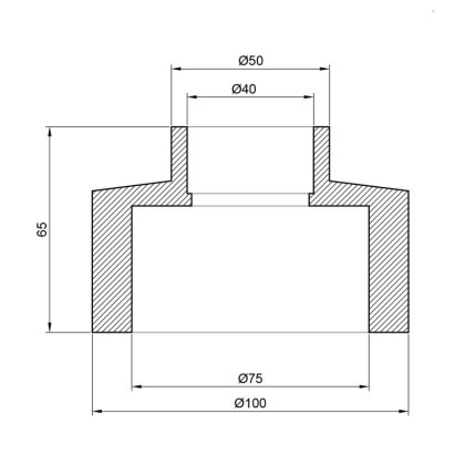 Муфта PPR Thermo Alliance 75х40 — Photo 1