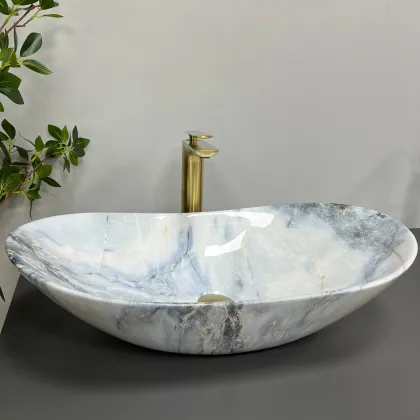 Умивальник (раковина) VBI TURIN GRANIT GLOSSY накладний — Photo 2