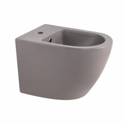 Біде підвісне Qtap Robin 515x370x350 мм, Stone grey QT13551381GSG