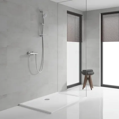 Душовий гарнітур зі штангою, 1 режим струменю Grohe Euphoria (27266001) — Photo 2