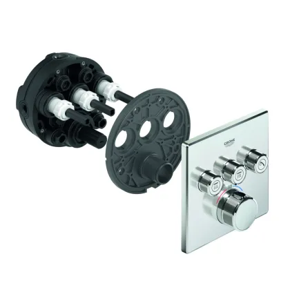 Термостат прихованого монтажу на 3 споживача Grohe Grohtherm SmartControl (29126000) — Photo 1