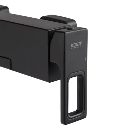 Змішувач для ванни з коротким виливом KOER KB-41009-05 (Колір чорний) (KR6018) — Photo 1