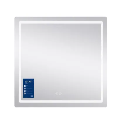Дзеркало Qtap Mideya (MI2) 700х800 з LED-підсвічуванням Touch, з антизапотіванням, димером, рег. яскравості QT2078DCF7080 — Photo 3