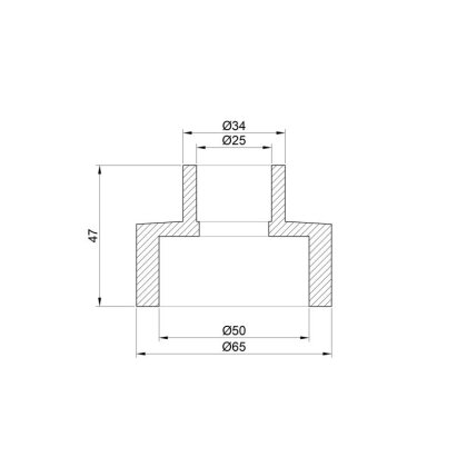 Муфта PPR Alfa Plast 50х25 — Photo 1