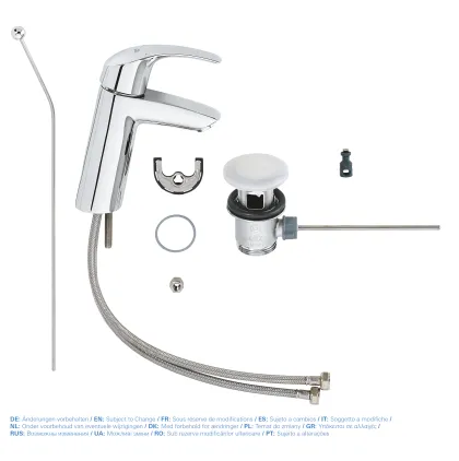 Змішувач для раковини M-розміру Grohe Eurosmart (23322001) — Photo 3