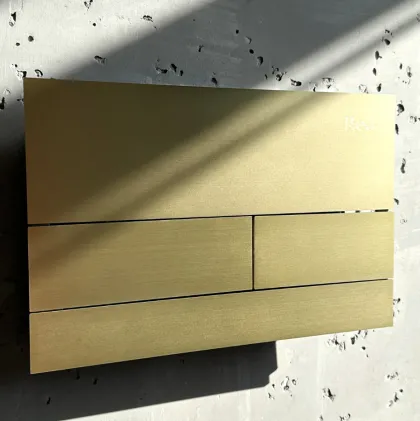 Кнопка змиву для інсталяції REA T BRUSHED GOLD — Photo 3