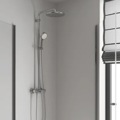 Душова система зі змішувачем для душа Grohe New Tempesta Cosmop. System (26673000) — Photo 7