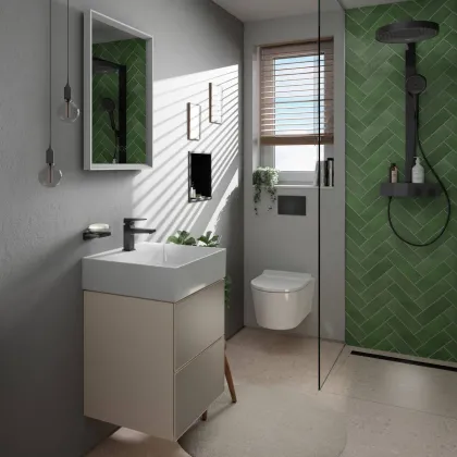 ELU PURA S унітаз підвісний 54*36,6см AquaHelix Flush, в комплекте з сиденням Slim з функцією SoftClose and QuickRelease — Photo 9