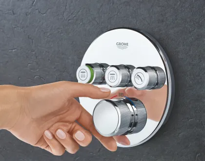 Термостат прихованого монтажу на 3 споживача Grohe Grohtherm SmartControl (29121000) — Photo 6