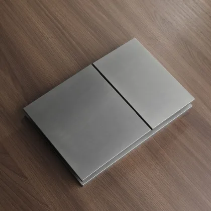 Панель змиву Koer KT-0610-07 240x160x32mm пластикова, квадратна (графіт) — Photo 1