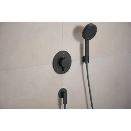 ECOSTAT COMFORT S термостат для 2х споживачів, ПМ, шліфованний чорний хром — Photo 2