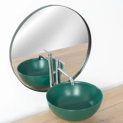 Змішувач для раковини (умивальника) REA LUGANO SLIM CHROME хром високий — Photo 2