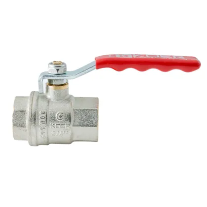 Кран кульовий ГГВ Koer Extreme KE.214-20 - 3/4" FF ручка "важіль" червона (KR5745) — Photo 1