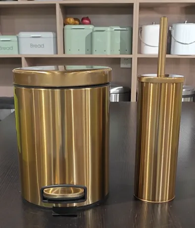 Йоржик для унітазу підлоговий Mixxus Ellipse-TB0202 Brushed Gold (колір матове золото) (MI8401) — Photo 14
