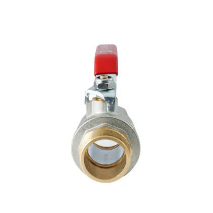 Кран кульовий ГШВ Koer Extreme KE.215-32 - 1 1/4" FM ручка "важіль" червона (KR5753) — Photo 2