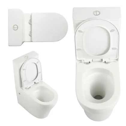 Унітаз підлоговий Qtap Virgo Ultra Quiet безобідковий з сидінням Soft-close WHITE QT18226092AW — Photo 6